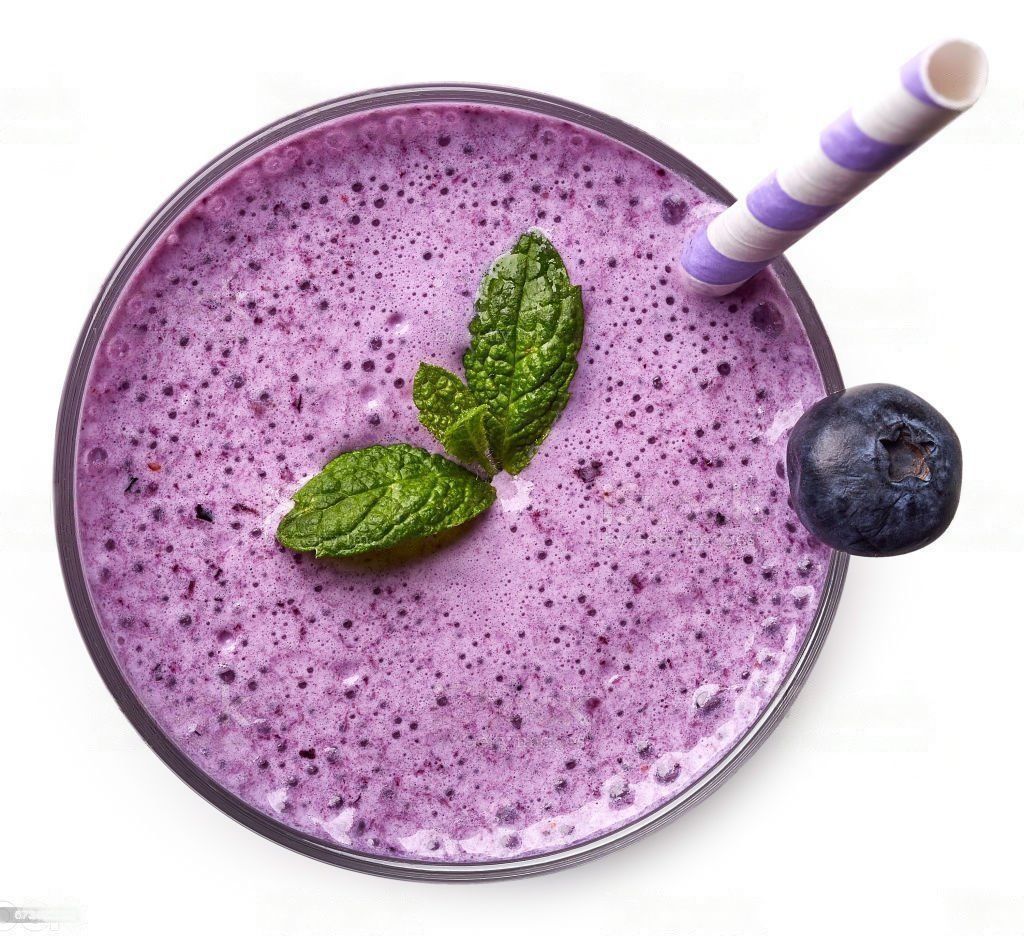 Blåbær smoothie